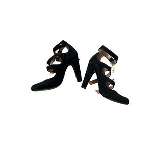 VINCE CAMUTO Black Suede Block Heels!!!!